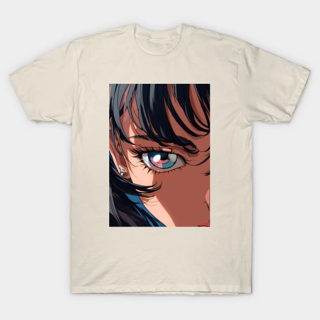 Anime Eyes - See Through - AI T-Shirt by souloff